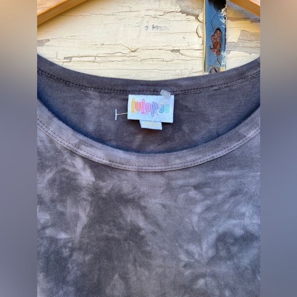 LuLaRoe Maria BoHo Casual Beachy Jersey Knit Cotton Tie Dye Maxi Dress 3X NWT - Picture 3 of 7